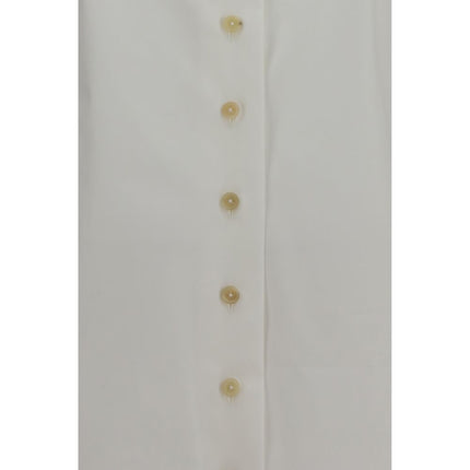 Khaite White Cotton Dress Shirt