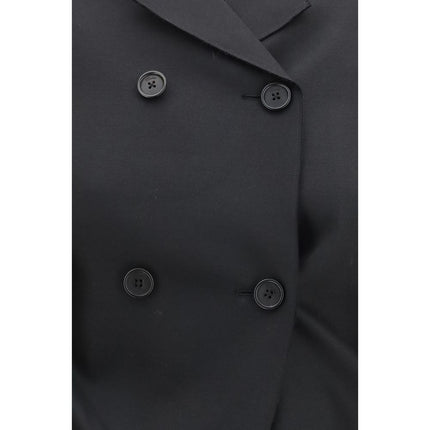 Khaite Black Wool Oves Aries Blazer