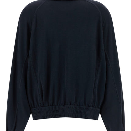 Brunello Cucinelli Blue Cotton Bomber Brunello Cucinelli