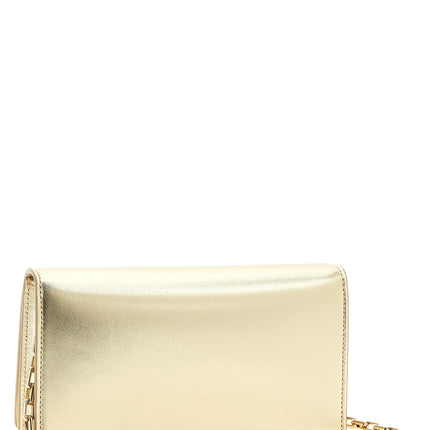 Christian Louboutin Gold Lambskin Clutch Bag