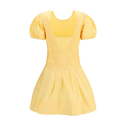Ganni Bicolor Cotton Casual Dress