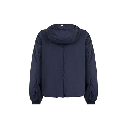 Herno Blue Polyamide Full-Length Jacket Herno