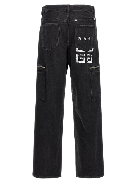 Givenchy Black Cotton Jeans Denim