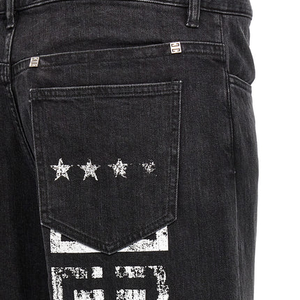 Givenchy Black Cotton Jeans Denim