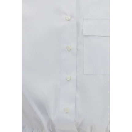 Brunello Cucinelli White Cotton Dress Shirt Brunello Cucinelli
