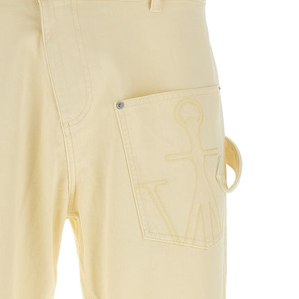 J.W.Anderson Bicolor Cotton Casual Pants