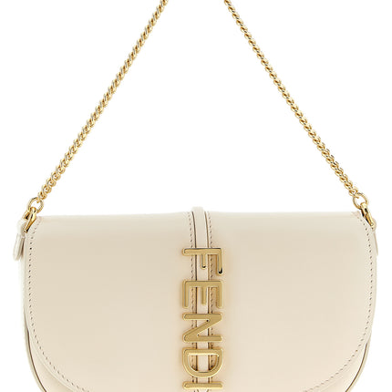 Fendi Beige Calfskin Cardholder