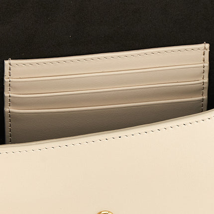 Fendi Beige Calfskin Cardholder