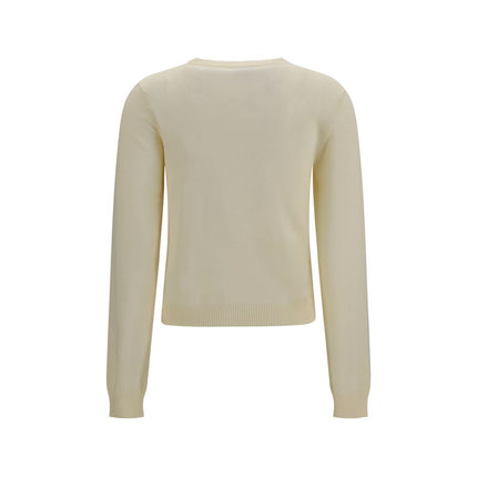 Ganni Beige Cotton Cardigan