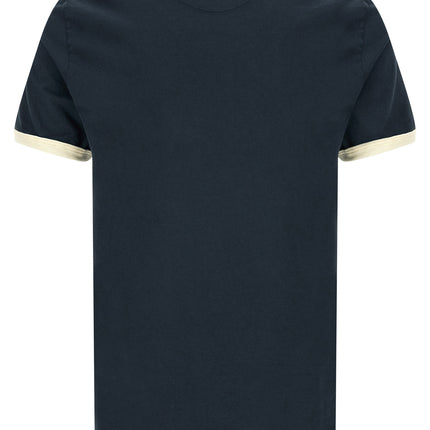 Golden Goose Blue Cotton T-Shirt Golden Goose