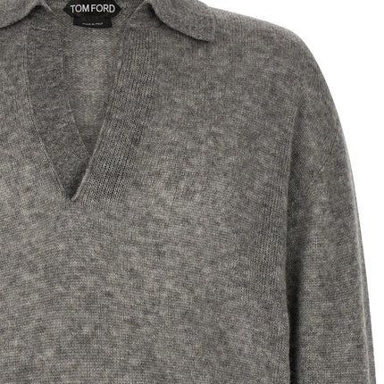 Tom Ford Gray Cashmere Cardigan