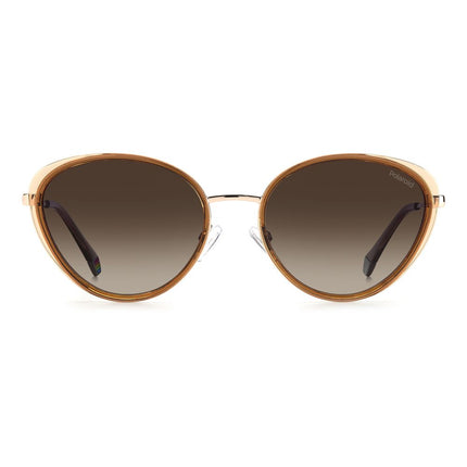 Polaroid Beige Plastic Sunglasses