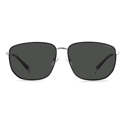 Polaroid Black Metal Sunglasses