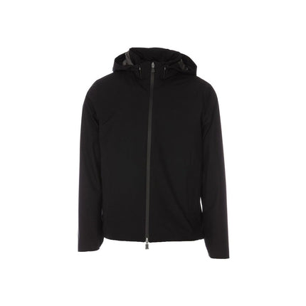 Herno Black Polyester Shell Jacket