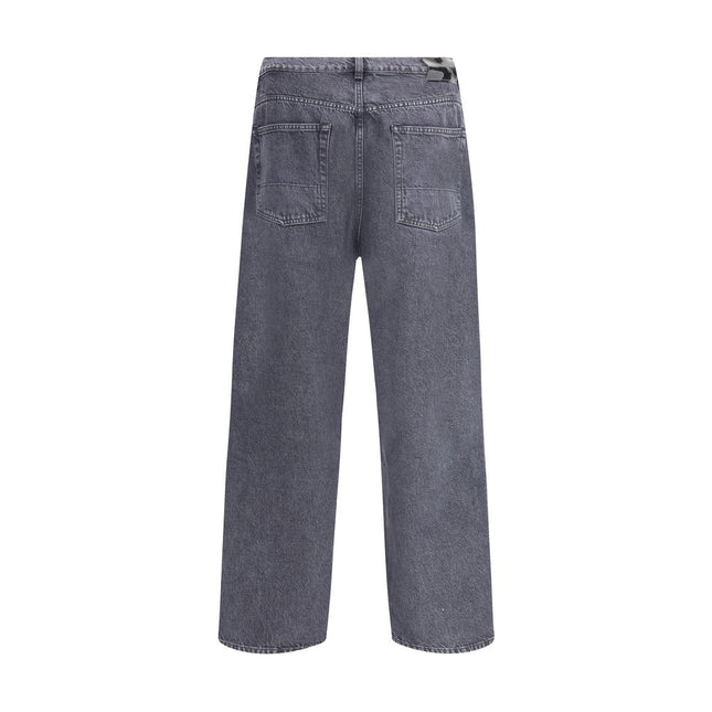 Our Legacy Black Cotton Relaxed Fit Jeans