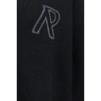 Represent Black Alpaca Vicugna Pacos Cardigan