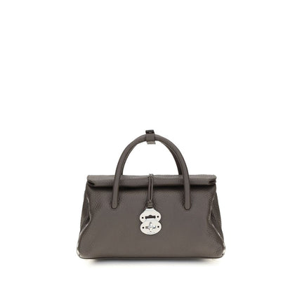 Zanellato Brown Calf Leather Bos Taurus Shoulder Bag
