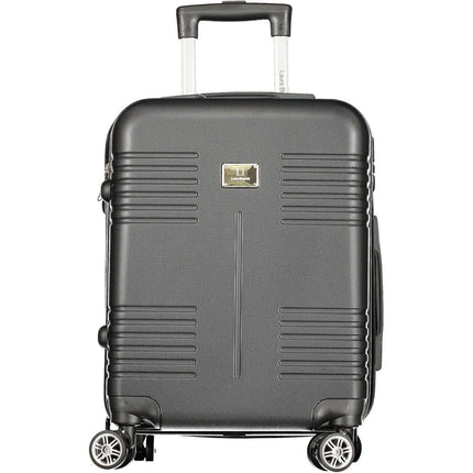 Laura Biagiotti Black Polyurethane Women's Travel Bag