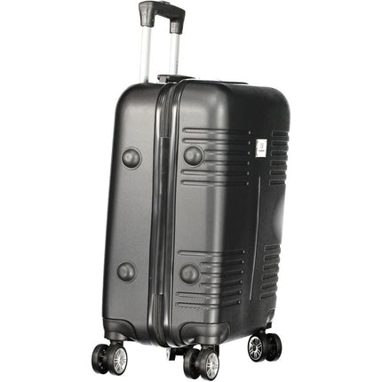 Laura Biagiotti Black Polyurethane Women's Travel Bag