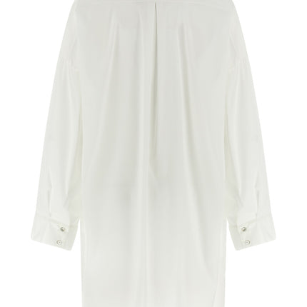 DI.LA3 PARI' White Silk Blouse