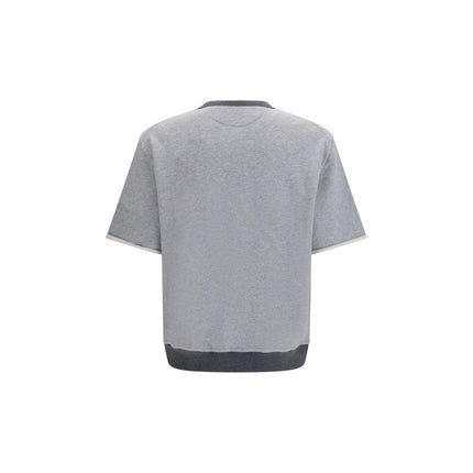 Brunello Cucinelli Gray Cotton Sportswear