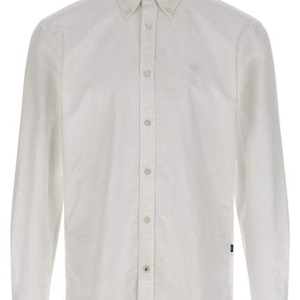 Hugo Boss White Cotton Blouse Hugo Boss