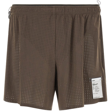 SATISFY Gray Polyamide Bermuda Shorts SATISFY