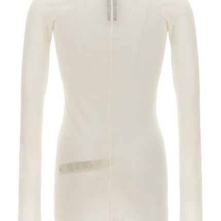 Rick Owens White Viscose T-Shirt