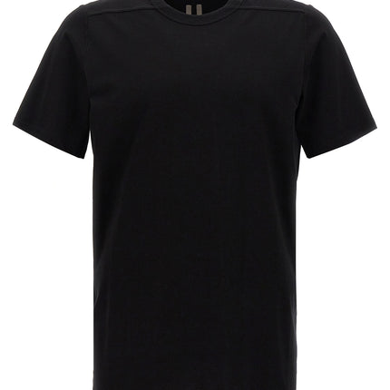 Rick Owens Black Cotton T-Shirt