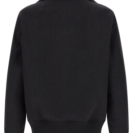 Rick Owens Black Virgin Wool Bomber Rick Owens