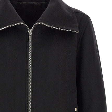 Rick Owens Black Virgin Wool Bomber Rick Owens