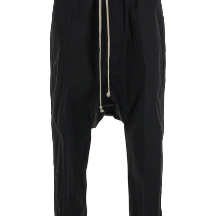 Rick Owens Black Cotton Casual Pants