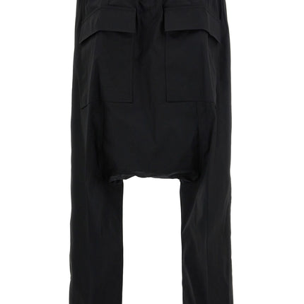 Rick Owens Black Cotton Casual Pants