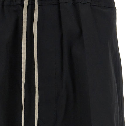 Rick Owens Black Cotton Casual Pants