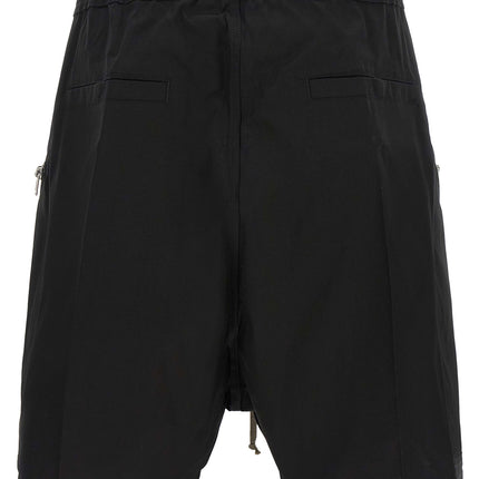 Rick Owens Black Cotton Bermuda Shorts