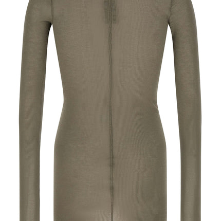 Rick Owens Gray Viscose T-Shirt