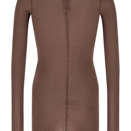 Rick Owens Purple Viscose T-Shirt