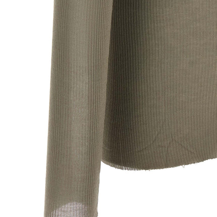 Rick Owens Gray Viscose T-Shirt
