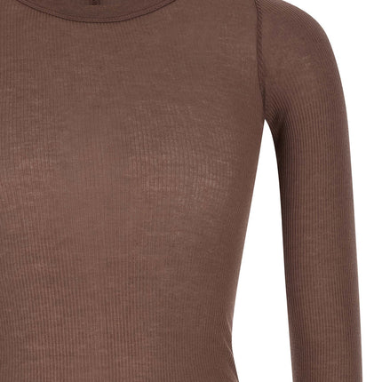 Rick Owens Purple Viscose T-Shirt