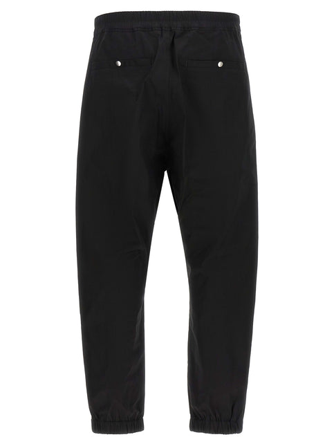 Rick Owens Black Cotton Joggers (Workout Pants)