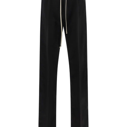 Rick Owens Black Cotton Casual Pants