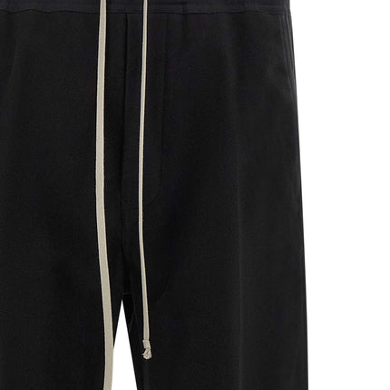 Rick Owens Black Cotton Casual Pants