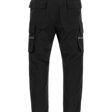 Rick Owens Black Cotton Cargo Pants