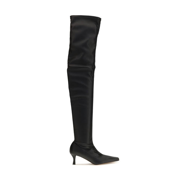 Proenza Schouler Black Polyurethane Over The Knee Proenza Schouler