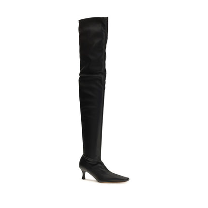 Proenza Schouler Black Polyurethane Over The Knee Proenza Schouler