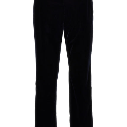 Gucci Blue Cotton Casual Pants