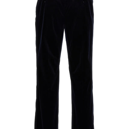 Gucci Blue Cotton Casual Pants