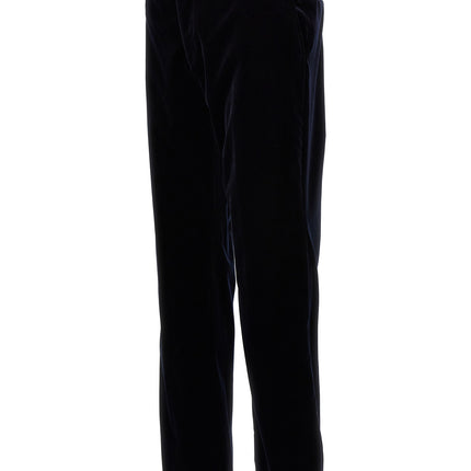 Gucci Blue Cotton Casual Pants