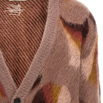 Etro Multicolor Wool Cardigan