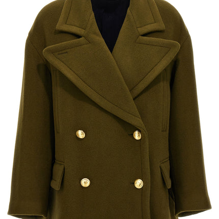 Palm Angels Bicolor Virgin Wool Coat